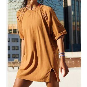 Free People Movement Hot Shot Oversized Tunic Tee Womens Size XS Slouchy Camel